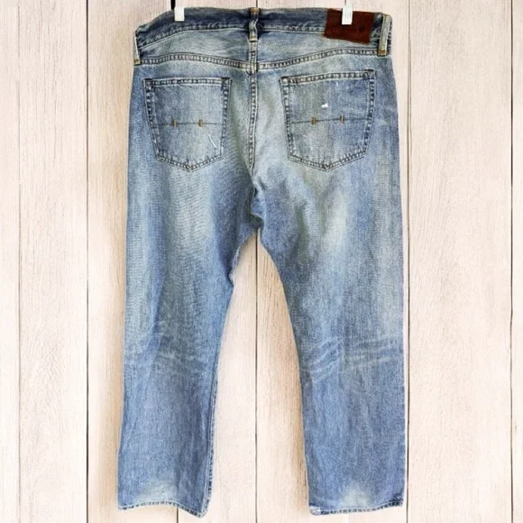 Polo Ralph Lauren Jeans Mens 34x30 Blue Denim 867 Classic Fit Medium Wash EUC - Picture 2 of 16